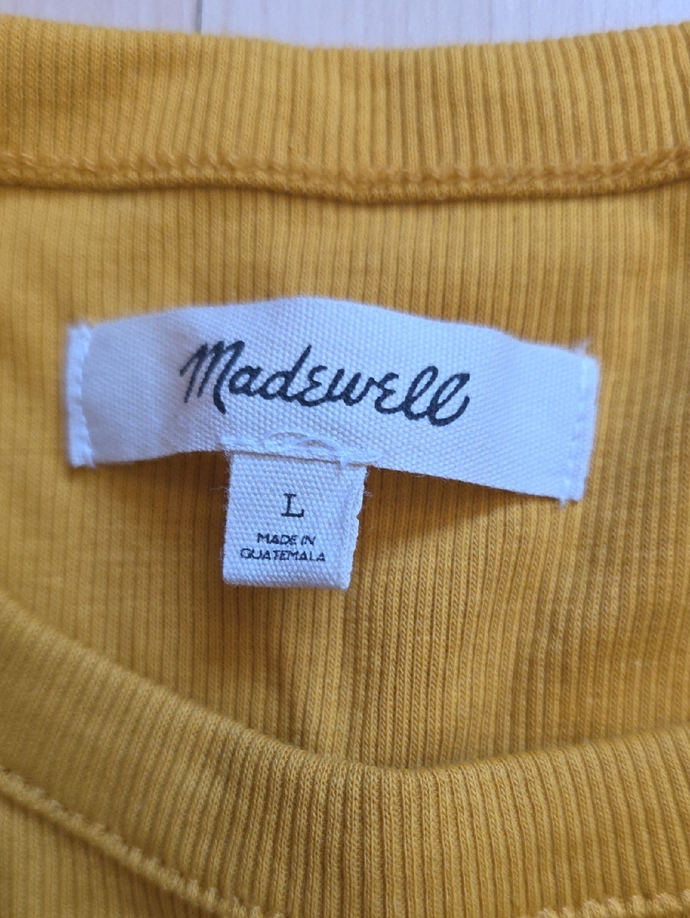 Madewell Brightside Rib '90s Tank - Picture 2 of 6
